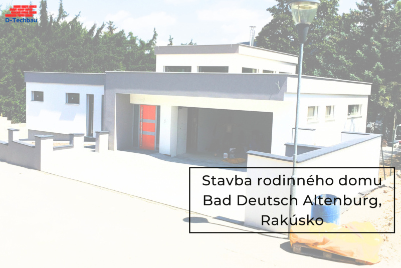 Stavba rodinného domu v Rakúsku, Bad Deutsch Altenburg PAZ16 Stavba rodinného domu v Rakúsku, Bad Deutsch Altenburg PAZ16