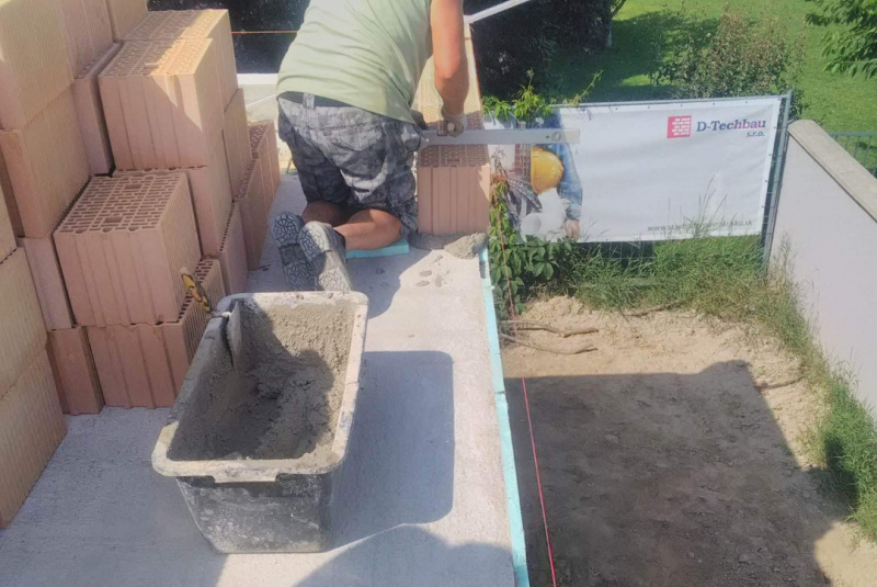 Stavebný denník - zoznam / Realizačné oddelenie: Hrubá stavba 2NP RD CUR23 Kittsee, Rakúsko - foto