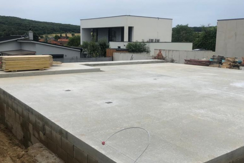 Stavebný denník - zoznam / Realizačné oddelenie: Hrubá stavba 2NP RD CUR23 Kittsee, Rakúsko - foto