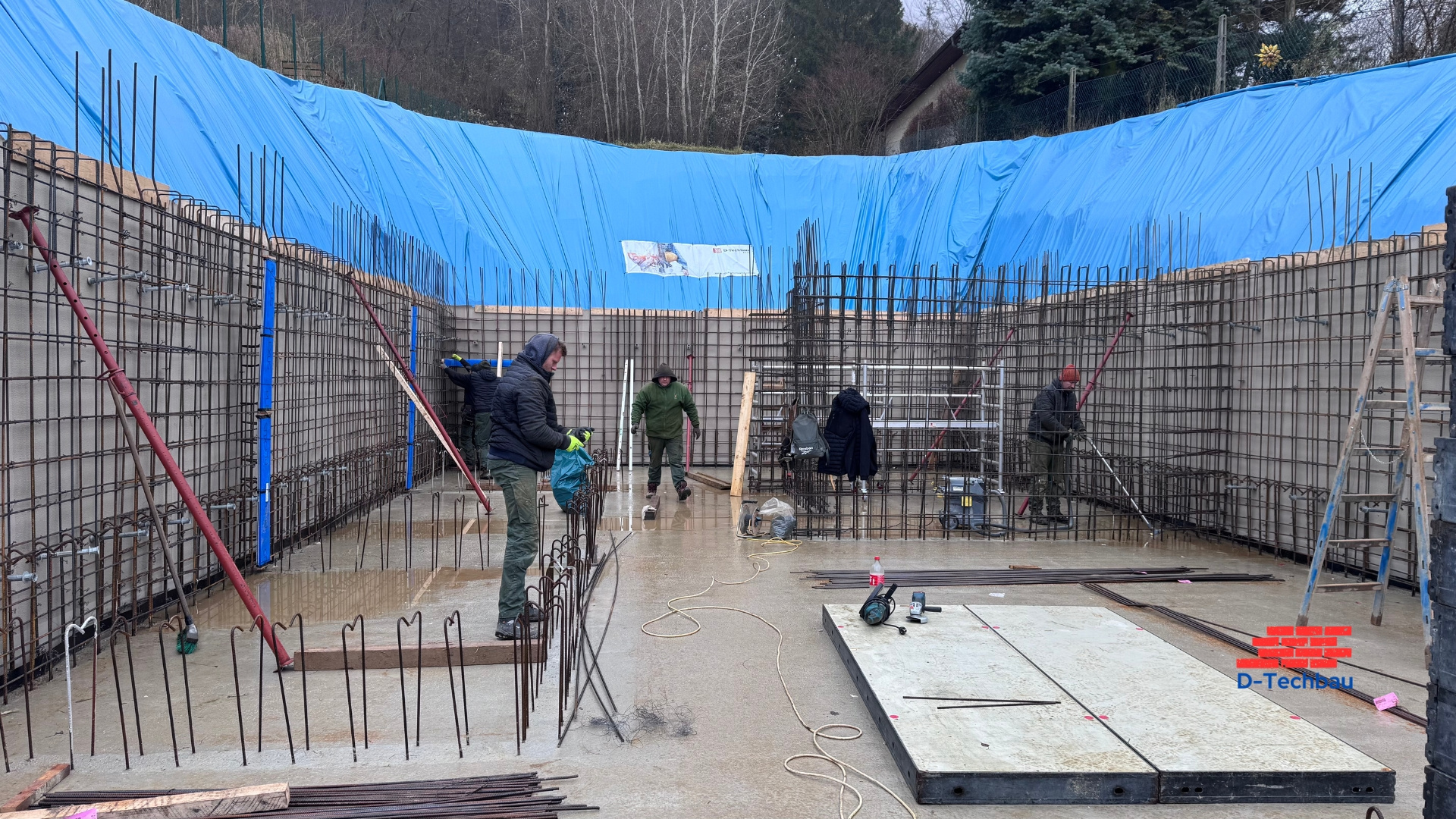 Stavba domu v Rakúsku 08.12.2025 2 MAS25 Hainburg