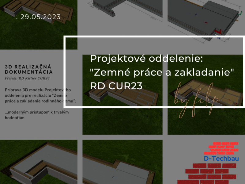 Projektové oddelenie: 3D Realizačná dokumentácia 