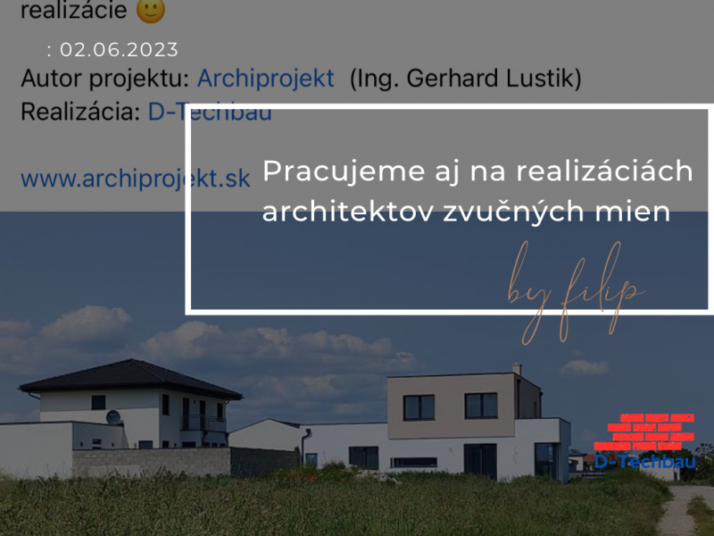 Realizačné oddelenie: Pracujeme aj na realizáciách architektov zvučných mien Realizačné oddelenie: Pracujeme aj na realizáciách architektov zvučných mien