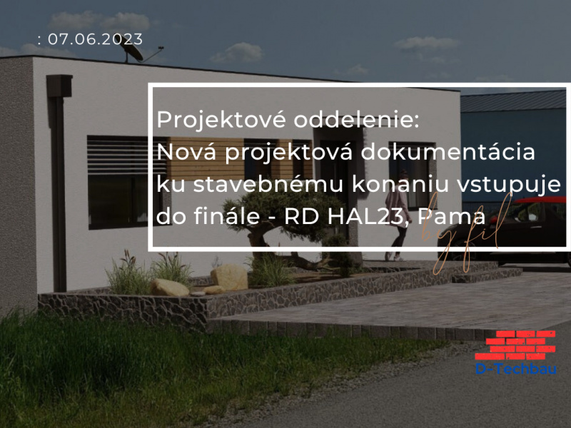 Projektové oddelenie: Projekt RD HAL23 vstupuje do finále