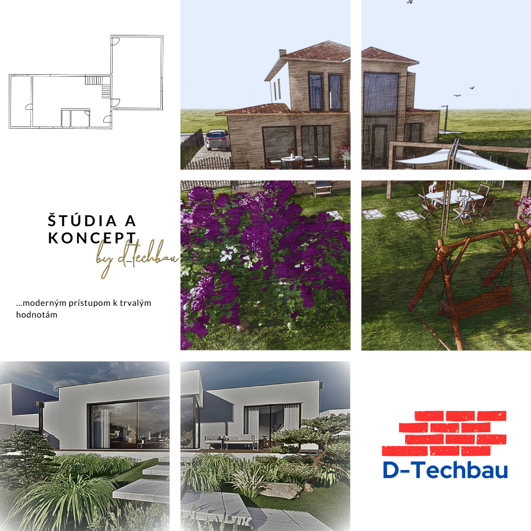 Štúdia a koncept rodinného domu pre Rakúsko