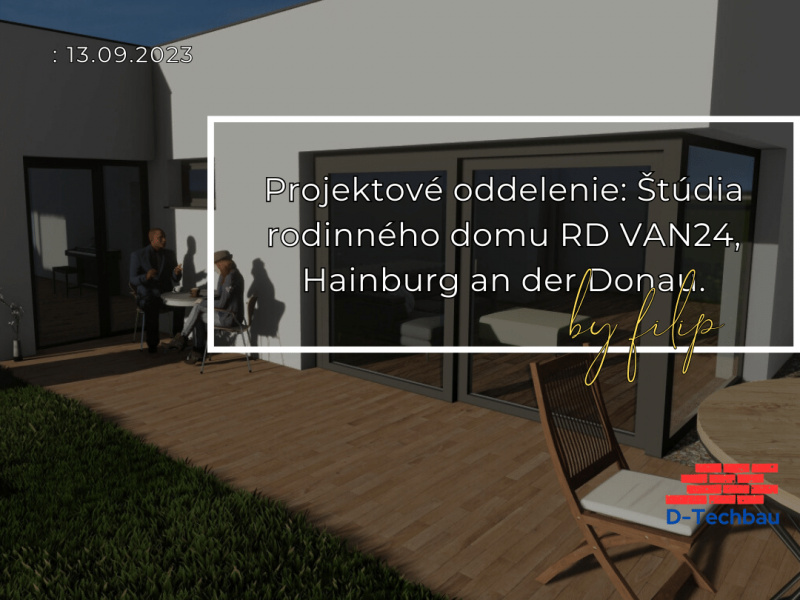 Projektové oddelenie: Štúdia rodinného domu RD VAN24, Hainburg an der Donau, Rakúsko Projektové oddelenie: Štúdia rodinného domu RD VAN24, Hainburg an der Donau, Rakúsko
