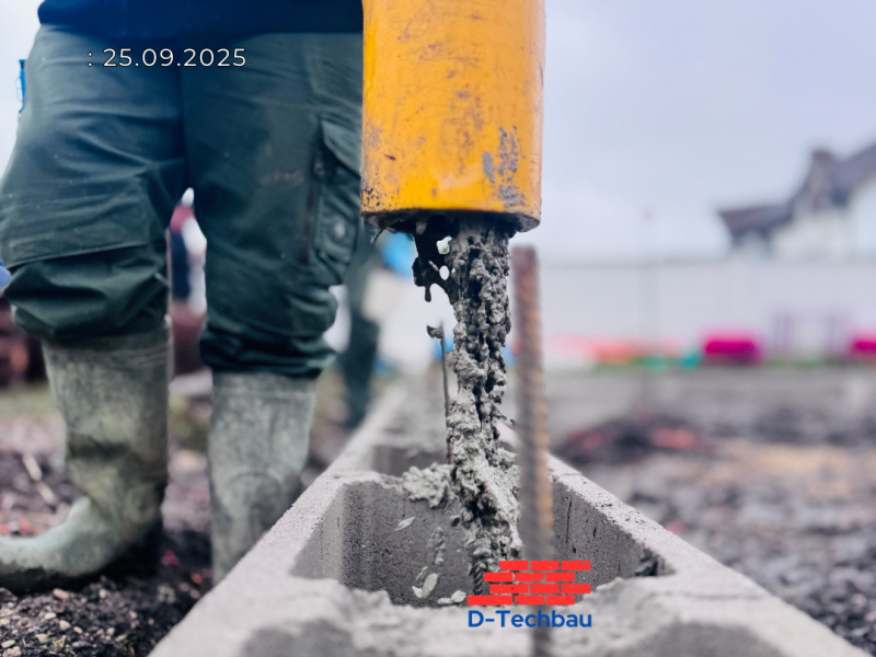 RD IVA25 Betonáž debniacich tvárnic RD IVA25 Betonáž debniacich tvárnic