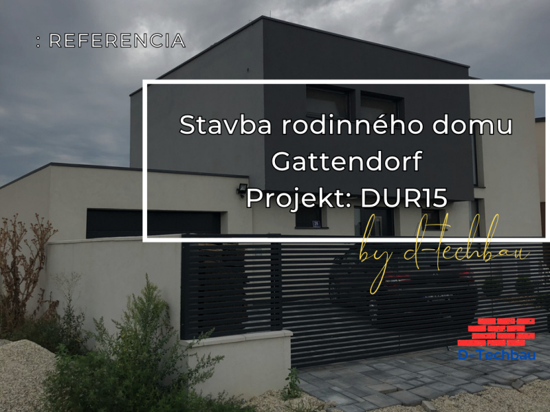 Stavba domu v Rakúsku, Gattendorf DUR15 Stavba domu v Rakúsku, Gattendorf DUR15