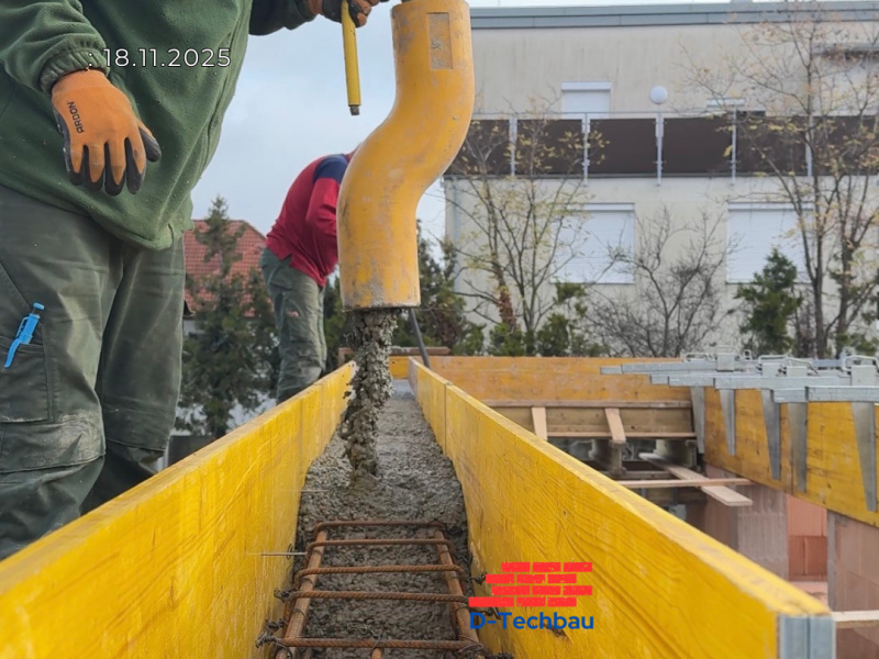 RD IVA25 Betonáž venca RD IVA25 Betonáž venca