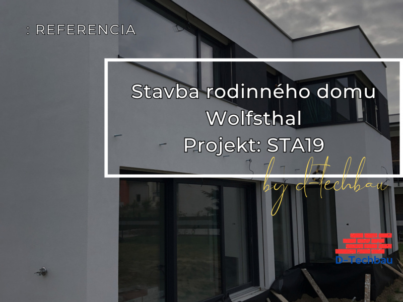 Stavba domu v Rakúsku, Wolfsthal STA19 Stavba domu v Rakúsku, Wolfsthal STA19