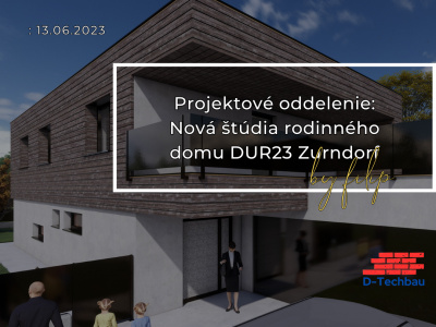 Projektové oddelenie: Nová štúdia rodinného domu DUR23 Zurndorf, Rakúsko