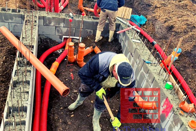 Stavba domu v Rakúsku - RD Davi21 Neudorf bei Parndorf - Ležaté rozvody inštalácií Stavba domu v Rakúsku - RD Davi21 Neudorf bei Parndorf - Ležaté rozvody inštalácií