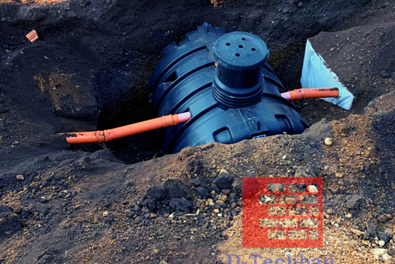 Stavba domu v Rakúsku - RD Davi21 Neudorf bei Parndorf - Montáž retenčnej nádrže na dažďovú vodu Stavba domu v Rakúsku - RD Davi21 Neudorf bei Parndorf - Montáž retenčnej nádrže na dažďovú vodu