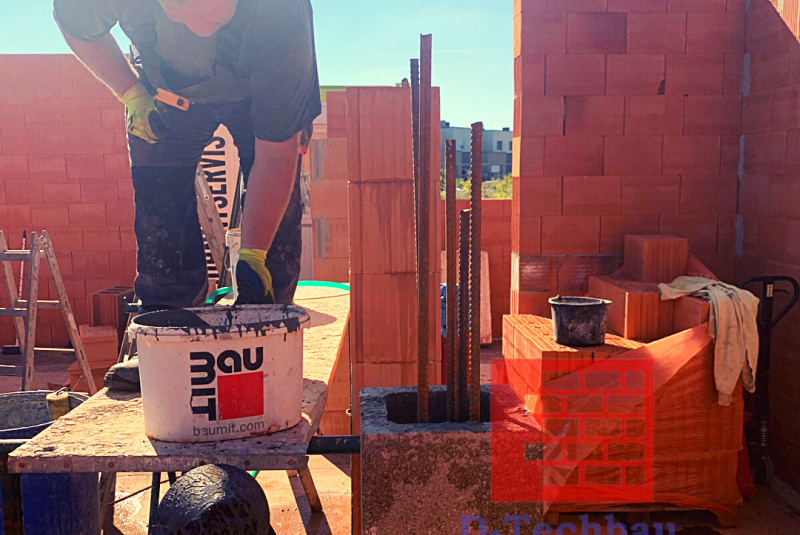 Stavba domu v Rakúsku - RD Davi21 Neudorf bei Parndorf - Murovanie keramickej tehly Stavba domu v Rakúsku - RD Davi21 Neudorf bei Parndorf - Murovanie keramickej tehly