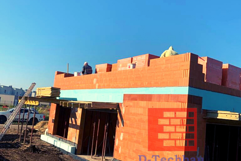 Stavba domu v Rakúsku - RD Davi21 Neudorf bei Parndorf - Murovanie keramickej tehly Stavba domu v Rakúsku - RD Davi21 Neudorf bei Parndorf - Murovanie keramickej tehly