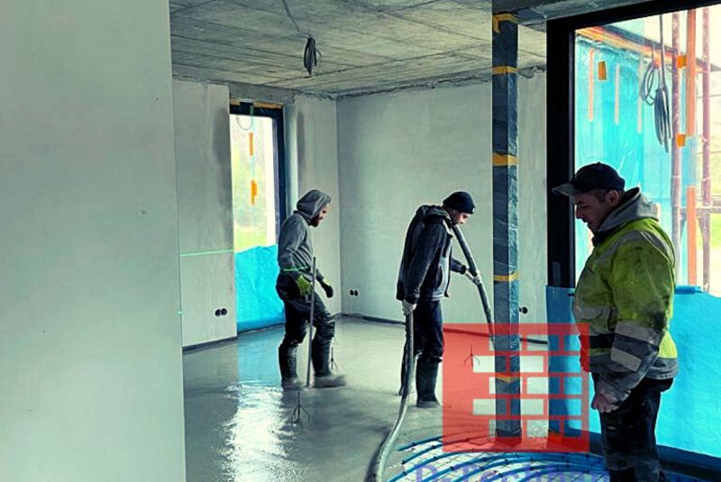 Stavba domu v Rakúsku - RD Polj21 Hainburg an der Donau - Anhydritový poter podláh Stavba domu v Rakúsku - RD Polj21 Hainburg an der Donau - Anhydritový poter podláh