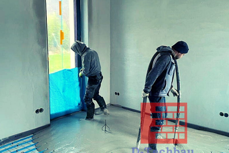 Stavba domu v Rakúsku - RD Polj21 Hainburg an der Donau - Anhydritový poter podláh Stavba domu v Rakúsku - RD Polj21 Hainburg an der Donau - Anhydritový poter podláh