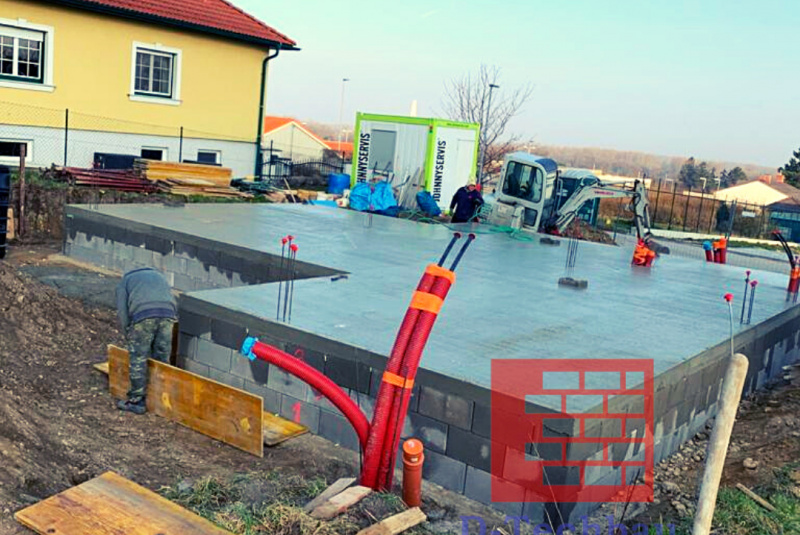 Stavba domu v Rakúsku - RD Polj21 Hainburg an der Donau - Betón Stavba domu v Rakúsku - RD Polj21 Hainburg an der Donau - Betón