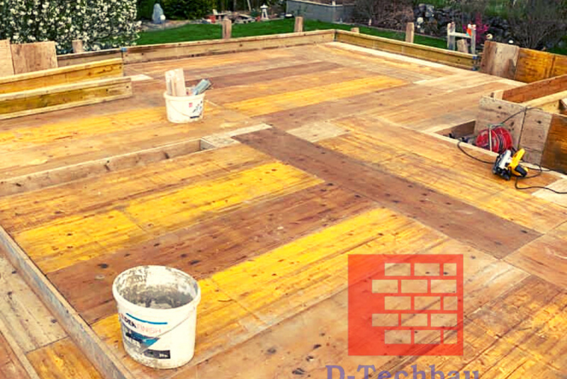 Stavba domu v Rakúsku - RD Polj21 Hainburg an der Donau - Debnenie stropnej dosky 1NP Stavba domu v Rakúsku - RD Polj21 Hainburg an der Donau - Debnenie stropnej dosky 1NP