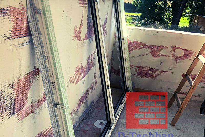 Stavba domu v Rakúsku - RD Polj21 Hainburg an der Donau - Montáž okien Stavba domu v Rakúsku - RD Polj21 Hainburg an der Donau - Montáž okien