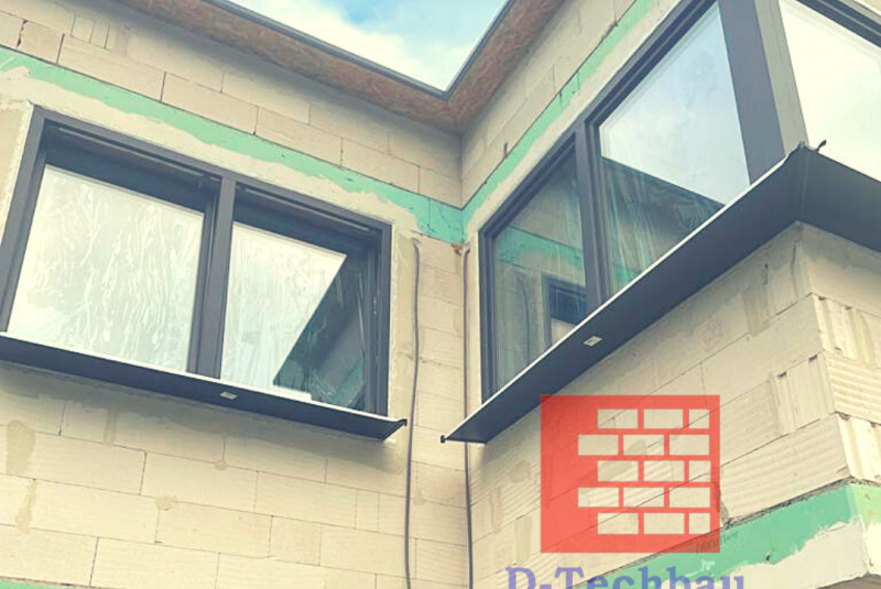 Stavba domu v Rakúsku - RD Polj21 Hainburg an der Donau - Montáž okien Stavba domu v Rakúsku - RD Polj21 Hainburg an der Donau - Montáž okien