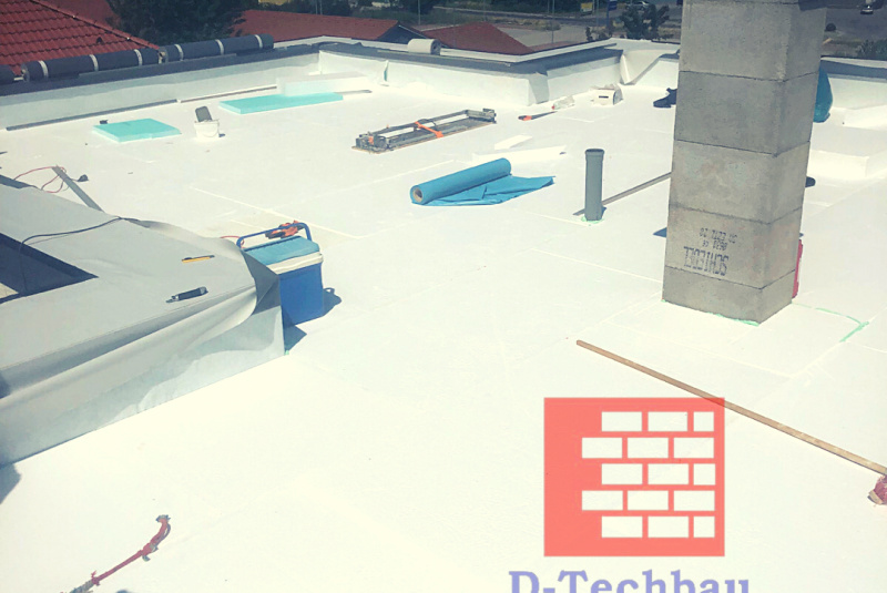 Stavba domu v Rakúsku - RD Polj21 Hainburg an der Donau - Realizácia plochej strechy Stavba domu v Rakúsku - RD Polj21 Hainburg an der Donau - Realizácia plochej strechy