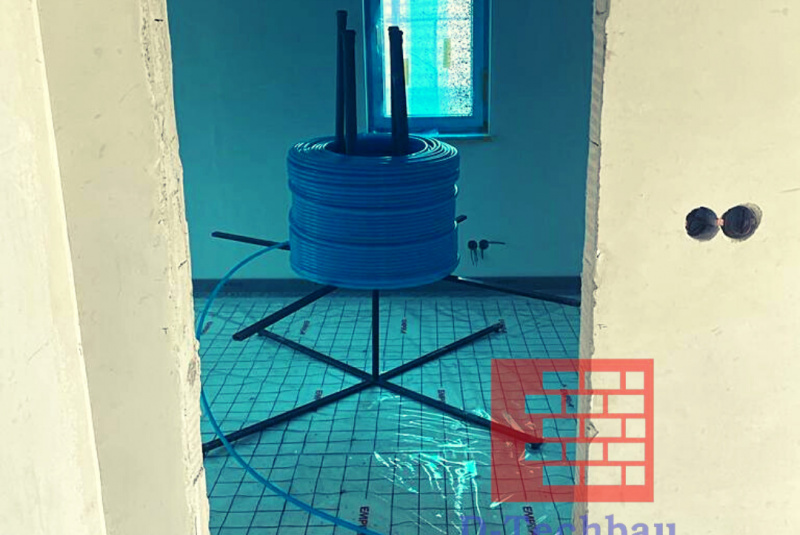 Stavba domu v Rakúsku - RD Polj21 Hajnburg an der Donau - Montáž podlahového kúrenia Stavba domu v Rakúsku - RD Polj21 Hajnburg an der Donau - Montáž podlahového kúrenia