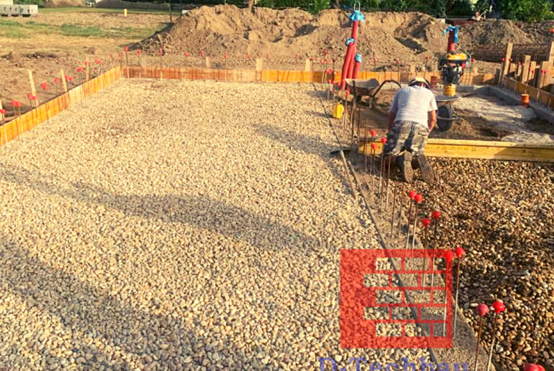 Stavba domu v Rakúsku - RD Vrab21 Kittsee - Lôžko z kameniva pod  Stavba domu v Rakúsku - RD Vrab21 Kittsee - Lôžko z kameniva pod