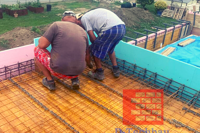 Stavba domu v Rakúsku - RD Vrab21 Kittsee - Výstuž stropnej dosky 1NP Stavba domu v Rakúsku - RD Vrab21 Kittsee - Výstuž stropnej dosky 1NP