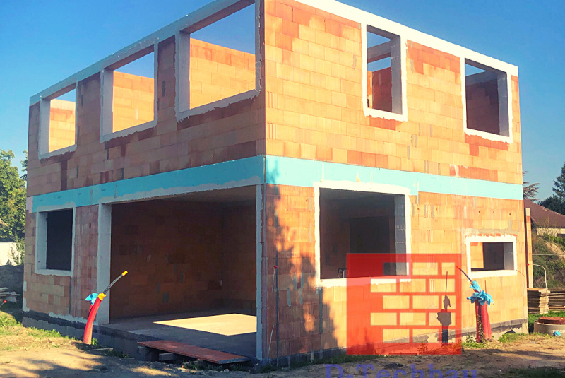 Stavba domu v Rakúsku - RD Vrab21 Kittsee - Zhotovená hrubá stavba Stavba domu v Rakúsku - RD Vrab21 Kittsee - Zhotovená hrubá stavba