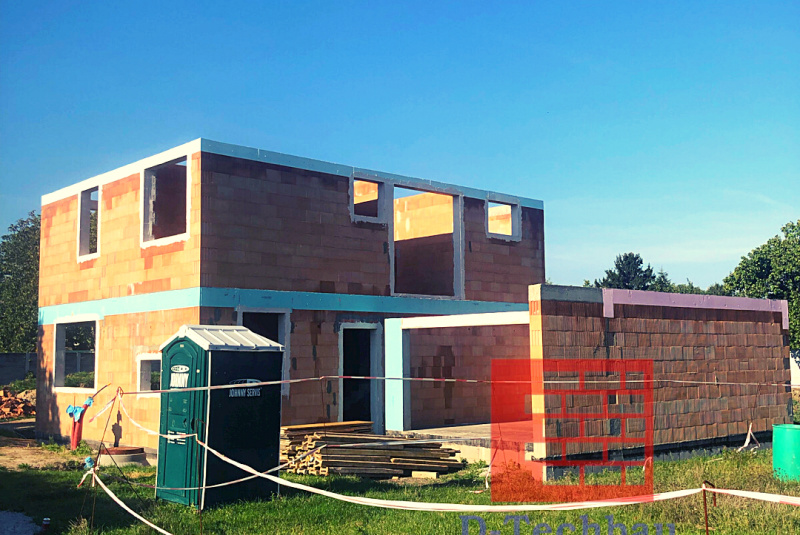 Stavba domu v Rakúsku - RD Vrab21 Kittsee - Zhotovená hrubá stavba Stavba domu v Rakúsku - RD Vrab21 Kittsee - Zhotovená hrubá stavba