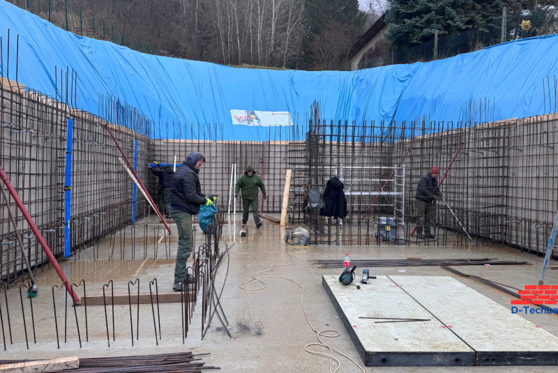 Stavebná firma Hainburg an der Donau, Rakúsko RD MAS25 Oceľové výstuže stien 2 Stavebná firma Hainburg an der Donau, Rakúsko RD MAS25 Oceľové výstuže stien 2