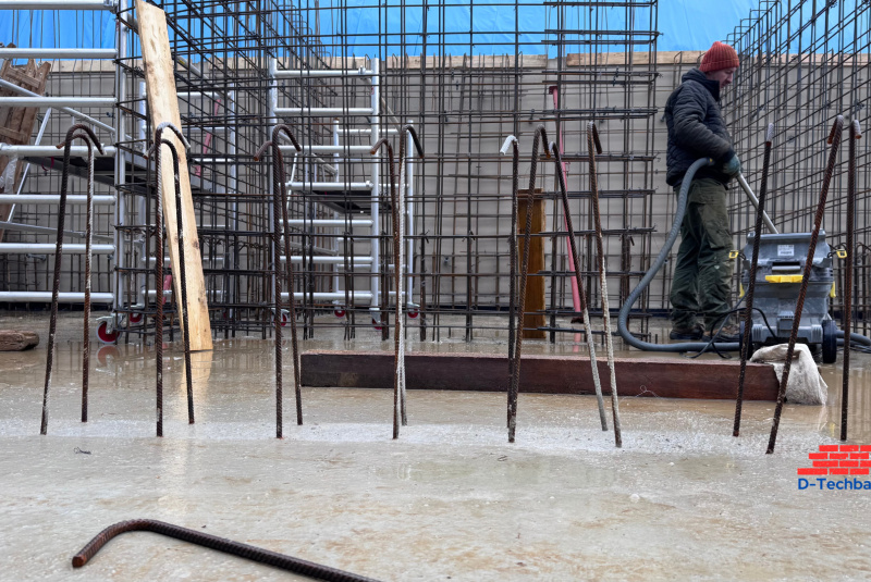 Stavebná firma Hainburg an der Donau, Rakúsko RD MAS25 Oceľové výstuže stien 3 Stavebná firma Hainburg an der Donau, Rakúsko RD MAS25 Oceľové výstuže stien 3