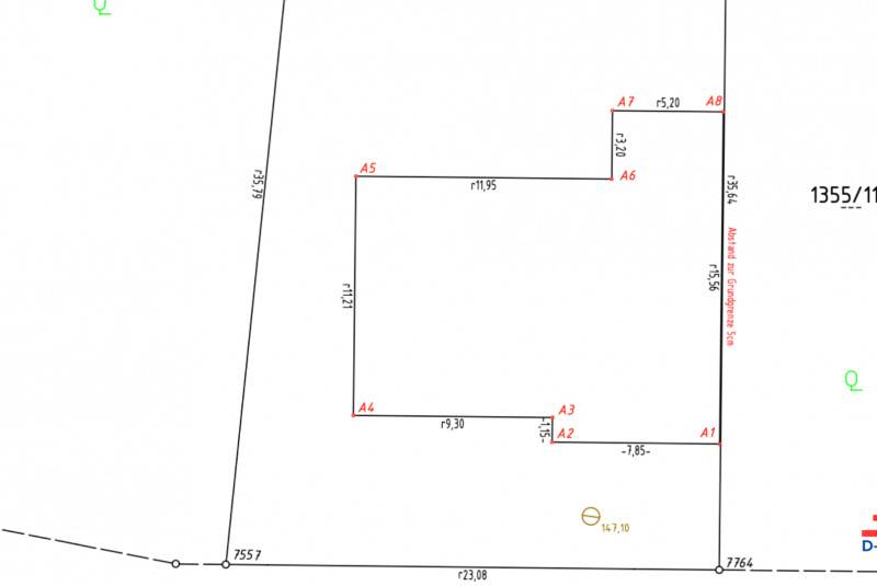 Stavba domu v Rakúsku DZI24, Gattendorf, Protokol merania rakúskym geodétom Stavba domu v Rakúsku DZI24, Gattendorf, Protokol merania rakúskym geodétom