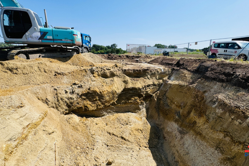 Stavba domu v Rakúsku RD DZI24, Gattendorf, Triedy zeminy v hĺbkovom profile Stavba domu v Rakúsku RD DZI24, Gattendorf, Triedy zeminy v hĺbkovom profile